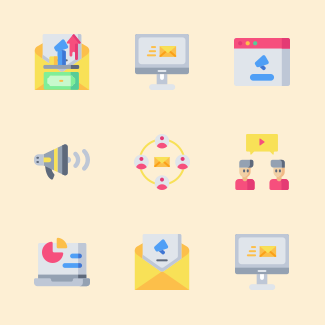 Marketing icons pack