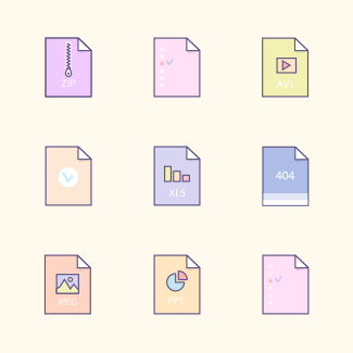 Files vol.2 icons pack