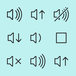 Media icons pack