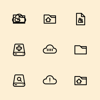 Files & Server icons pack