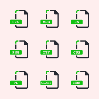 File Extension Vol 1 icons pack