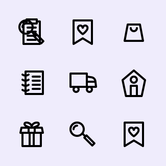 Marketplace Stuff icons pack