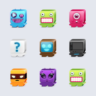 Favorite Monsters icons pack
