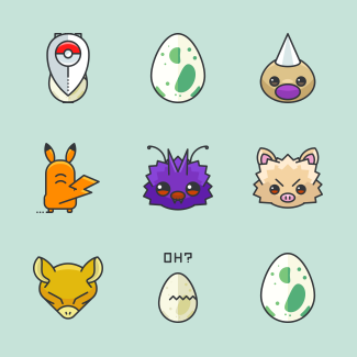 Pokemon Go icons pack