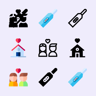 Family Life icons pack