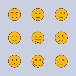 Emoticon icons pack