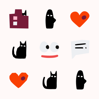 Childhood objects icons pack