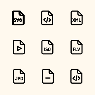 Documents icons pack
