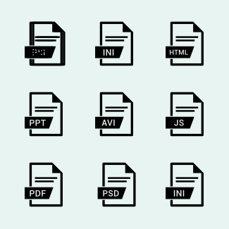 File Extension Names Vol 3 icons pack