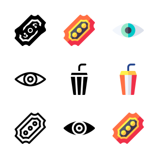 Cinema icons pack