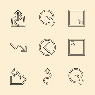 Arrows 2 icons pack