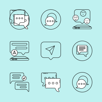 Chat And Messages icons pack