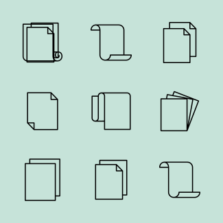 Paper icons pack