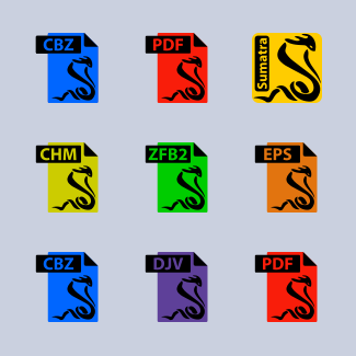 SumatraPDF file icons icons pack
