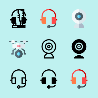Technology icons pack