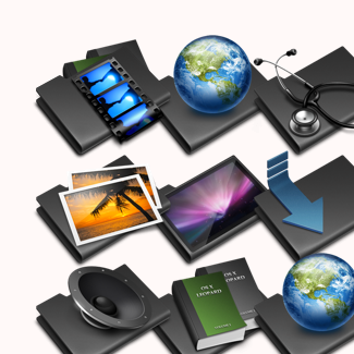 Pry Black icons pack