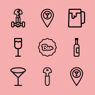 Bar Spirits icons pack
