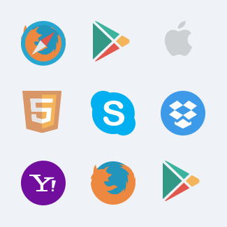 Smallicons: logotypes icons pack