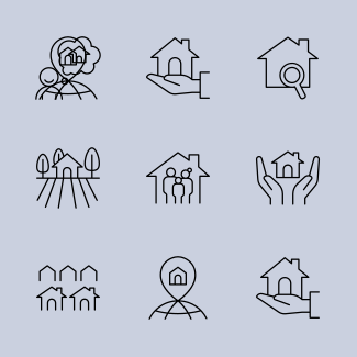 Home & Real estate icons pack