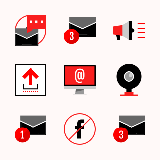 Communication icons pack