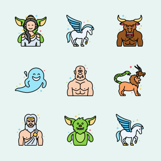 Supernatural icons pack