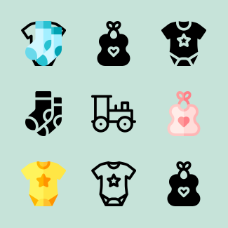 Baby Shower icons pack