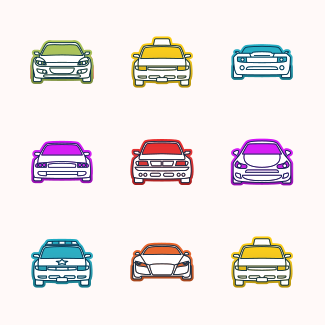Cars icons pack