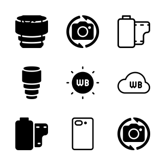 Photography & Images icons pack