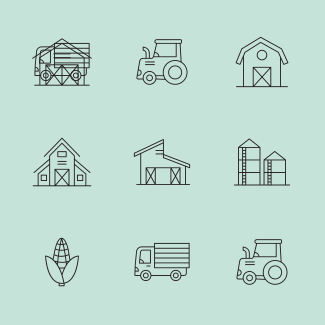 Barn & Farm icons pack