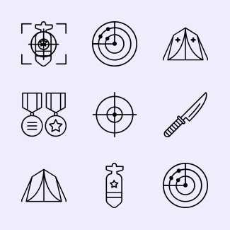 Army icons pack