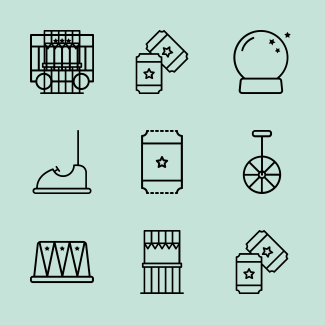 Carnival icons pack