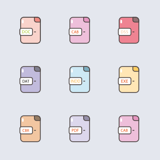 Files vol.1 icons pack