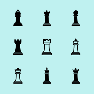 Chess icons pack