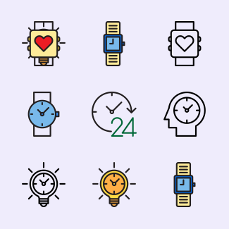 Time icons pack