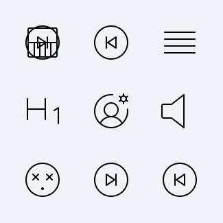 Phosphor Thin Vol.4 icons pack