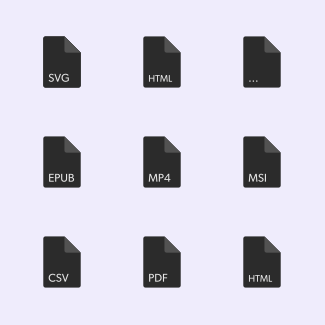 Lexter Flat ColorFull (file formats) icons pack