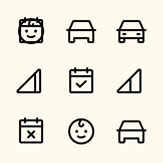 Phosphor Regular Vol.1 icons pack