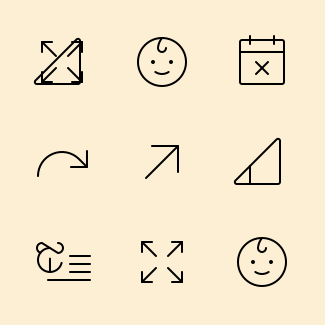 Phosphor Thin Vol.1 icons pack