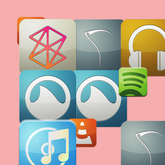 Flurry for Audio icons pack