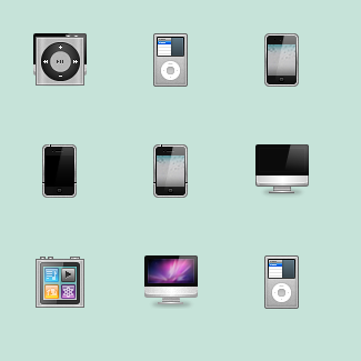 Apple Devices icons pack