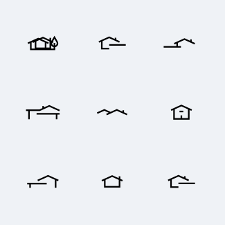 Minimal Houses icons pack
