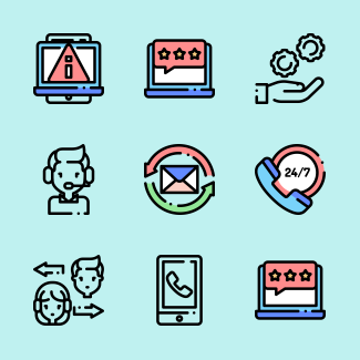Customer Service icons pack