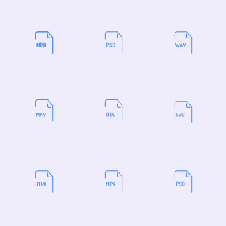 File Extensions icons pack