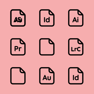 Ink File Type icons pack