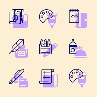 Painting Tools icons pack