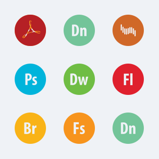 Adobe Round icons pack