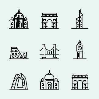 City Building icons pack