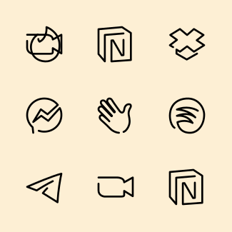 Unoline Social Set icons pack