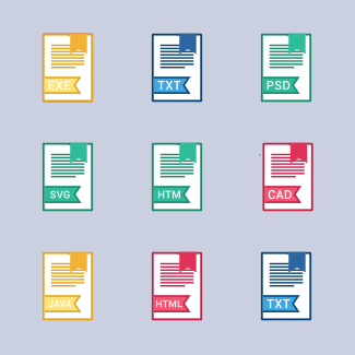 File Extension Names Vol 3 icons pack