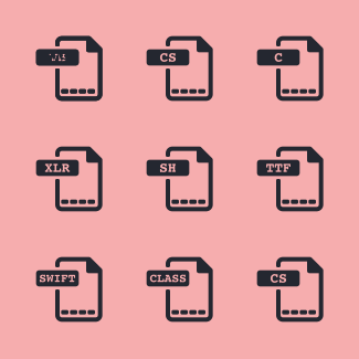 File Extension Vol 1 icons pack